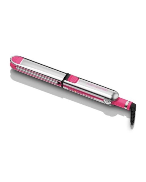 BabylissPro Nano Titanium The Prima3000 Pink Stainless Steel Styling Iron 1.25