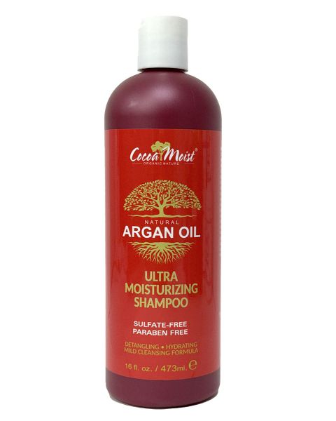 Cocoa Moist Argan Oil Ultra Moisturizing Shampoo 16 oz