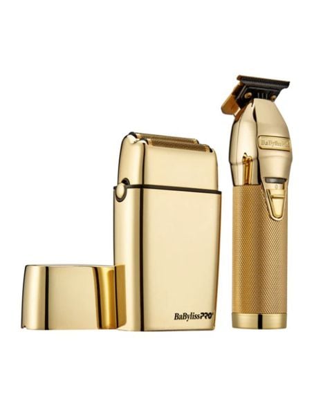 BabylissPro Gold Trimmer and Double Foil Shaver LimitedFX FXDUOFS2TG
