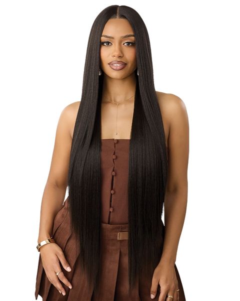 Outre Perfect Hairline Nueblend 13X6 Human Hair Straight Glueless Lace Wig 40