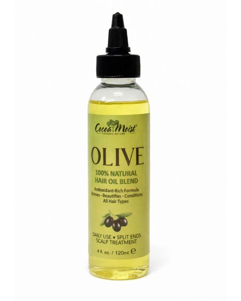 Cocoa Moist Olive 100% Natural Hair Oil Blend 4 oz
