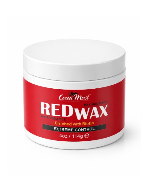 Cocoa Moist Red Wax Extreme Control 4 oz