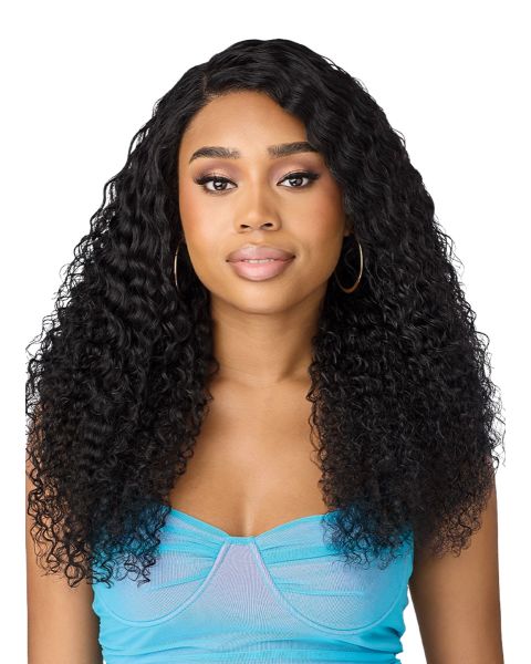 Sugar Punch 13X5 Human Hair Wet & Wavy Deep Curl Glueless Lace Wig 22