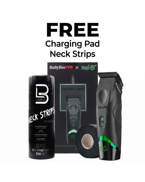 BaBylissPRO x TOMB45 FXT45C Clipper Combo + FREE Pad & Neck Strips