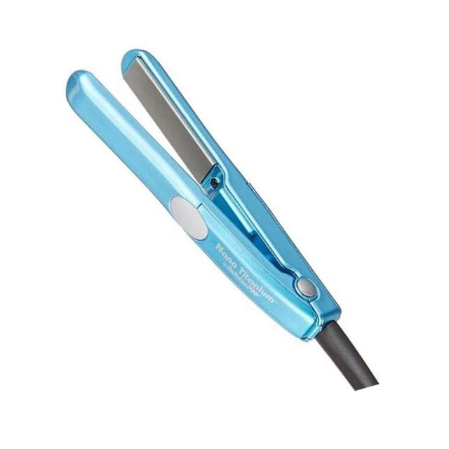 BabylissPro Mini Flat Iron with Pouch 1/2" Nano Titanium Plates BNTBG3050UC