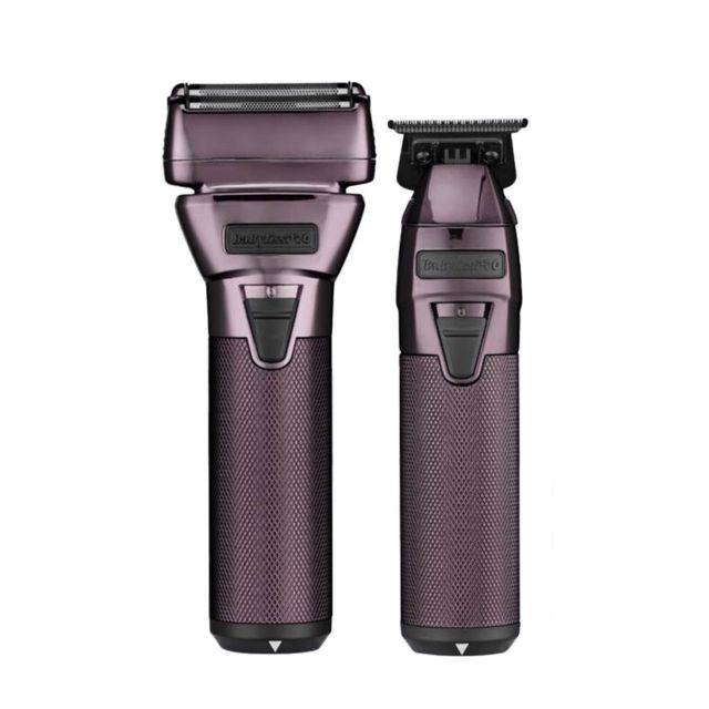 BabylissPro FXONE Purpple Trimmer & Double Foil Shaver FX1FSTPTO