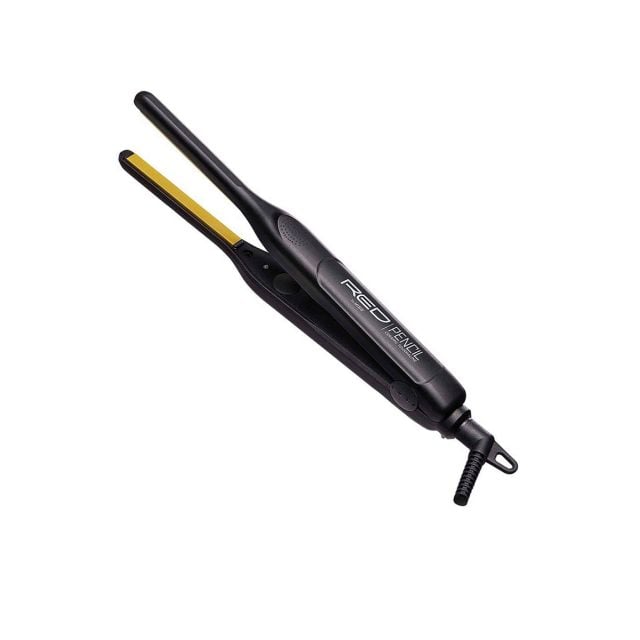 Ceramic Tourmaline Pencil Flat Iron 3/10" by Red Kiss FI030