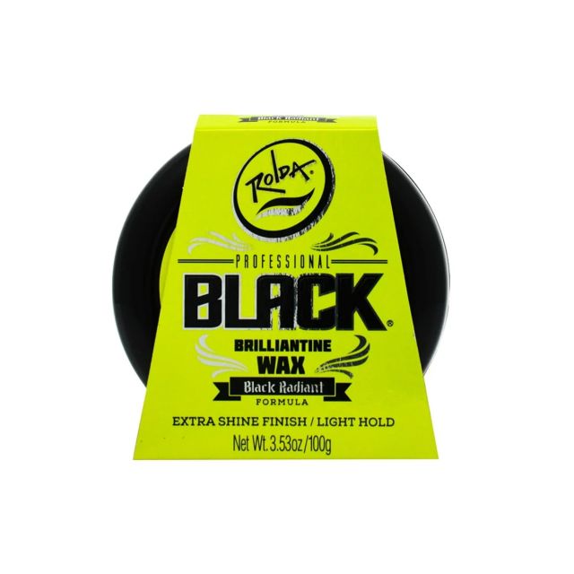 Rolda Professional Black Radiant Formula Styling Gel Extra Shine Finish (3.53oz)