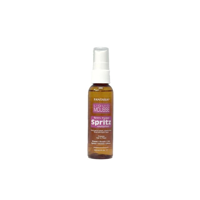 Fantasia Liquid Mousse Firm Hold Spritz Hairspray 2 oz Travel Size