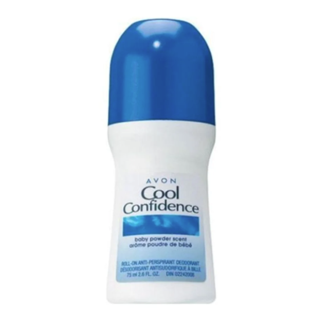 AVON Roll-On Cool Confidence Baby Powder (2.6 oz)