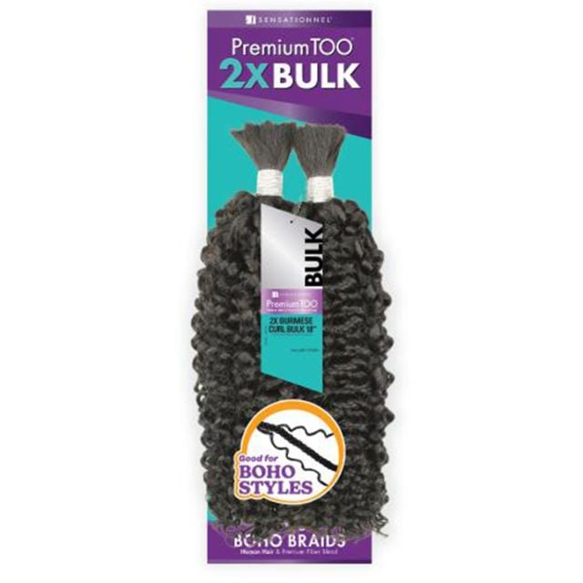 Sensationnel Premium Too Human Hair 2X Burmese Curl Bulk