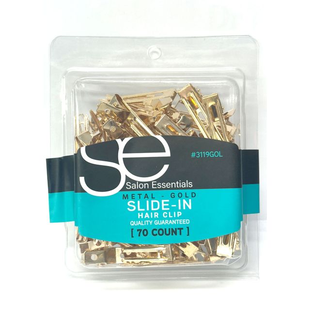 Salon Essential Gold Slide-In Hair Clip