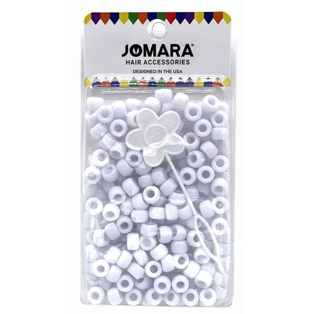 Plastic Bead Small Blister White by Jomara JMR-52901