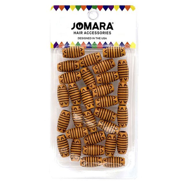 Wooden Hair Ornament Braid by Jomara JMR-52908