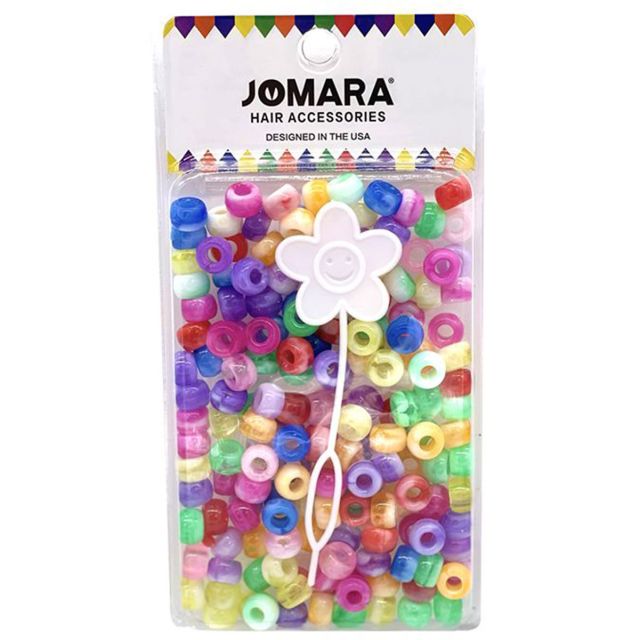 Plastic Bead Small Blister Assorte by Jomara JMR-52910