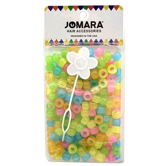 Plastic Bead Small Blister Assorte by Jomara JMR-52914