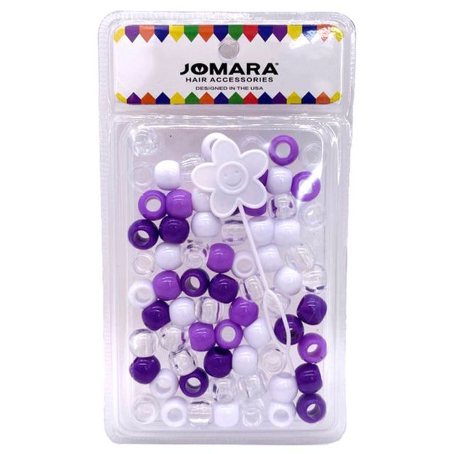 Plastic Bead Big Blister Assorted by Jomara JMR-52946