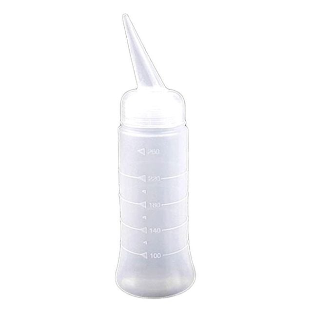 Angled Tip Applicator Bottle Clear 8 oz by Jomara JMR-53013