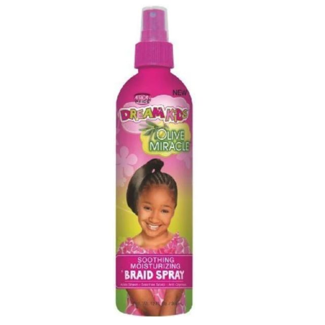 African Prides Dream Kids Olive Miracle Braid Spray 8oz