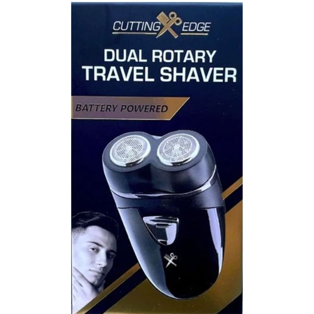 XTREME Cutting Edge Dual Rotary Travel Shaver CXE1-1005-BLK