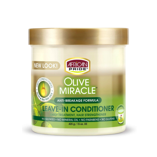 African Pride Olive Miracle Anti-Breakage Formula Leave-In Conditioner 15oz