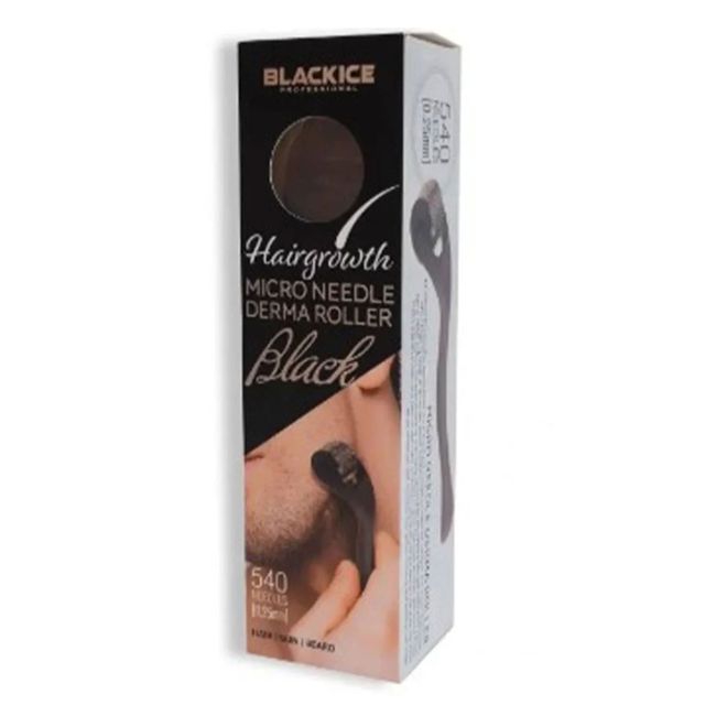 Black Ice Micro Needle Derma Roller Black BIC041BLA5