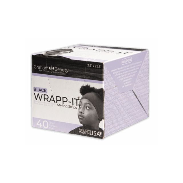 Wrapp-It Styling Black Strips by GRAHAM