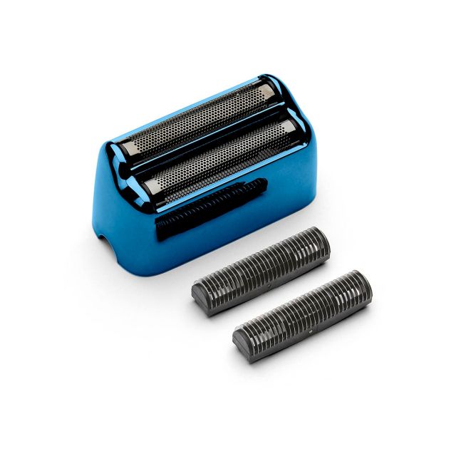 BabylissPro Fx3 High Speed Foil Shaver Replacement Foil & Cutter Fxx3rf Double-Foil Shaver Replacement Kit Blue FXRF2BL