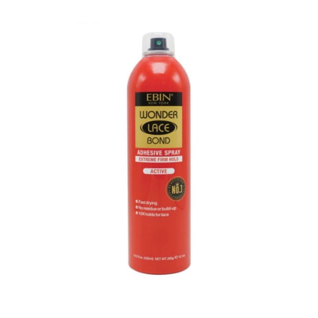 WONDER LACE BOND WIG ADHESIVE SPRAY ACTIVE 180 ML BY EBIN NEW YORK