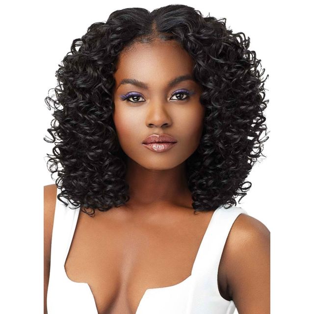 Outre Purple Pack Human Hair Bounce Curl Long 3Pcs Bulk 8"