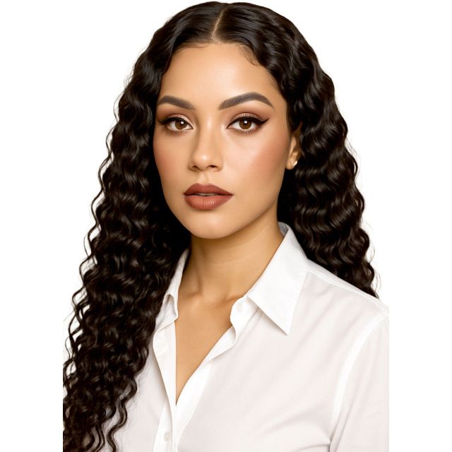 Brio Silver Human Hair Deep Wave Bundle