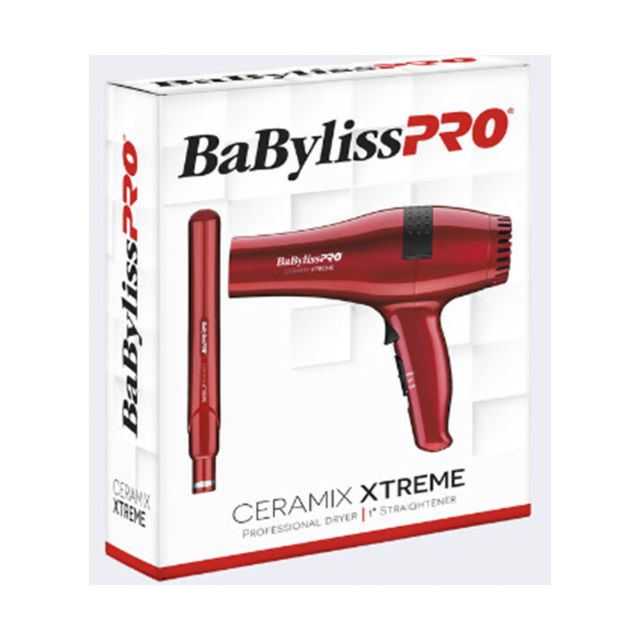 BabylissPro Straightening Iron & Professional Dryer Prepack