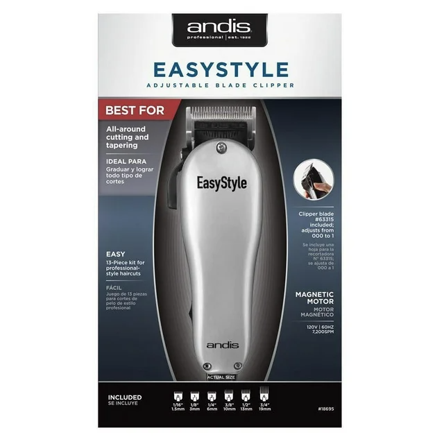 ANDIS Easy style Home Clipper Kit 7 PC AN18395