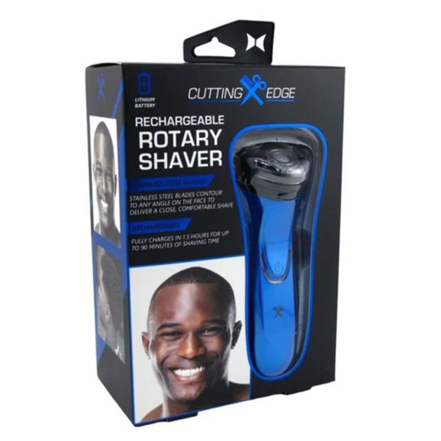 Xtreme Blue Rechargable Cutting Edge Rotary Shaver CXR1-1002-BLU