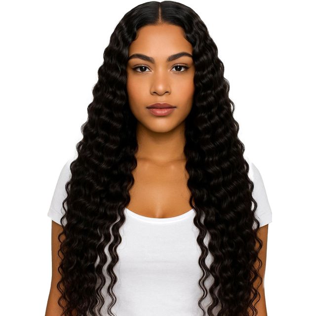 Brio Gold 100% Brazilian Human Hair Deep Wave Bundle
