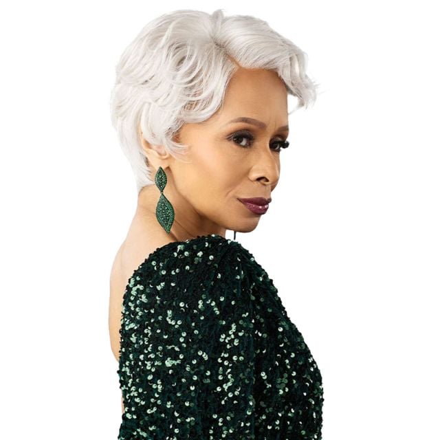 Sensationnel Platinum Glow Human Hair 13X6 Delphine Glueless Lace Wig 9"