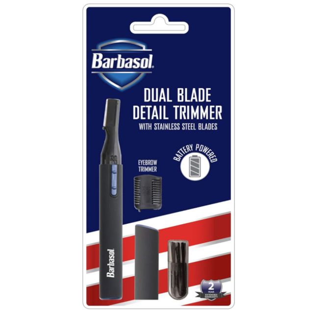 BARBASOL Dual Blade Detail Pen Trimmer CBT1-3008-BLK