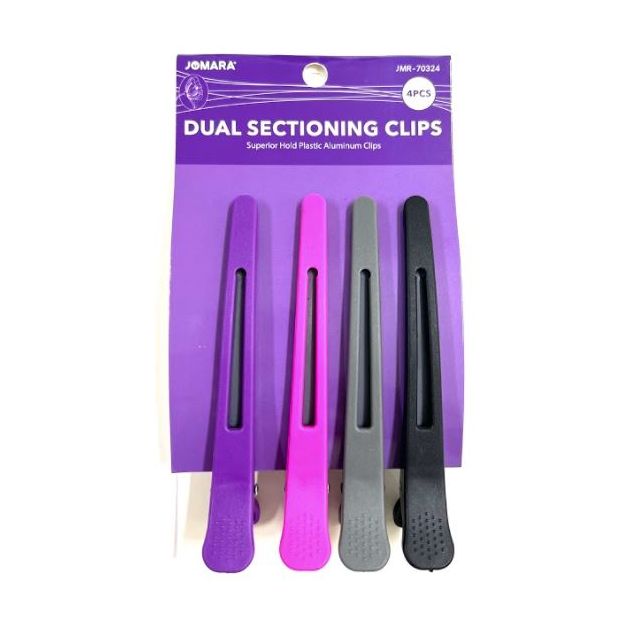 Dual Sectioning Clip 4Ct by JOMARA