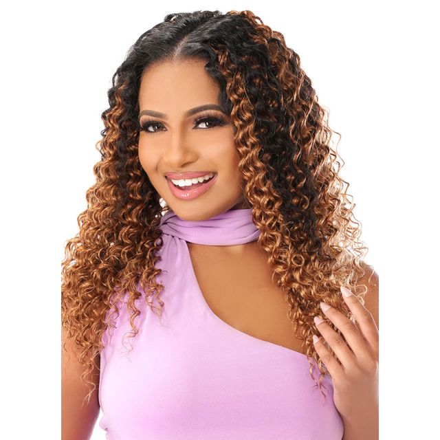 Soprano Feather Miracle Knots Human Hair Crochet Deep Wave 18"