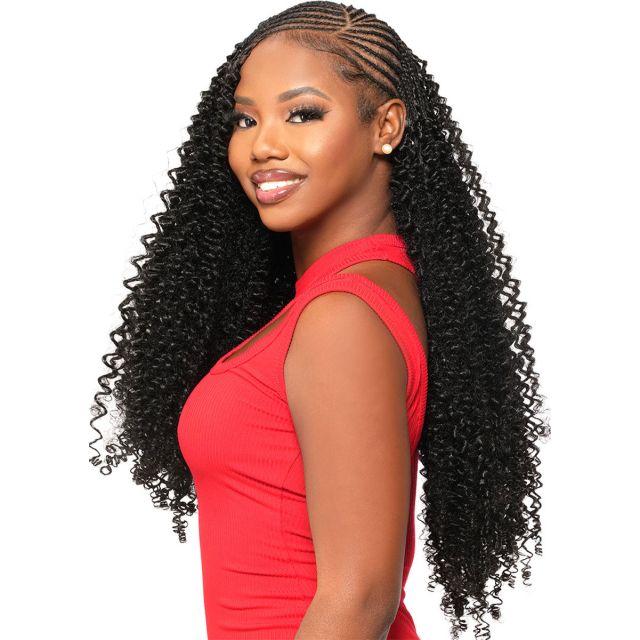 Dominican Feather Burmese Invisible Crochet Hair 18"