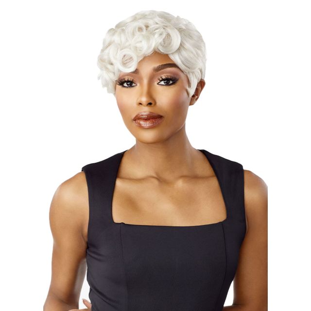 Sensationnel Empire Flora Human Hair Salt & Pepper Wig