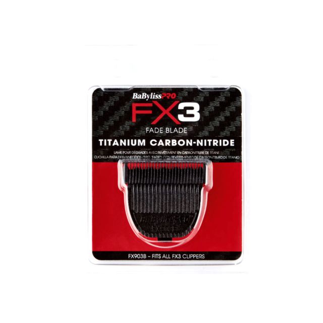 BabylissPro Titanium Carbon-Nitride Standard Touch Ultra Thin Replacement Fade Blade FX903B