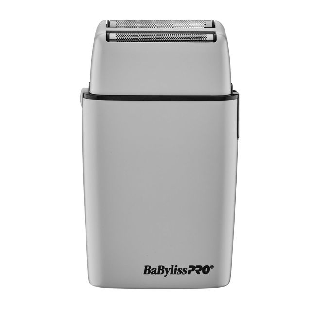 BabylissPro FoilFX02 Cord/Cordless Metal Double Foil Shaver Gray FXFS2GY