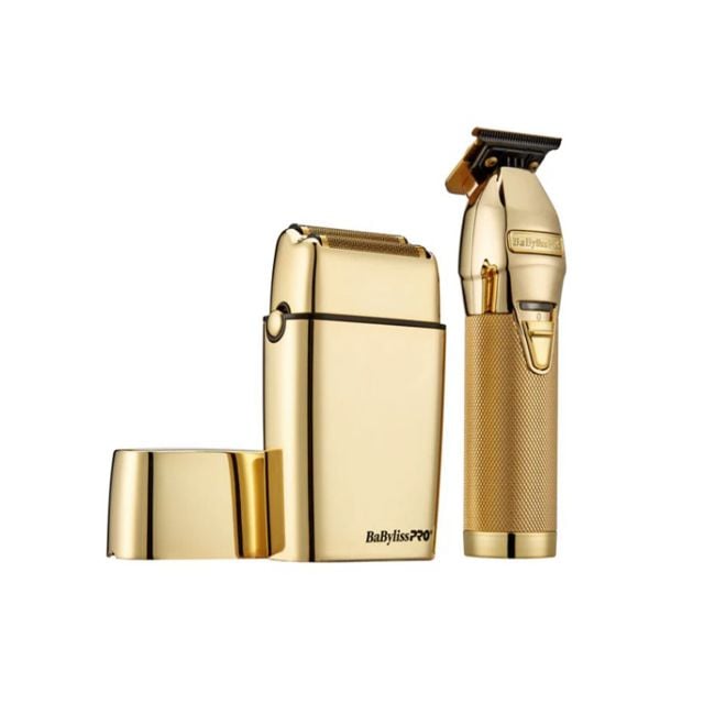 BabylissPro Gold Trimmer and Double Foil Shaver LimitedFX FXDUOFS2TG