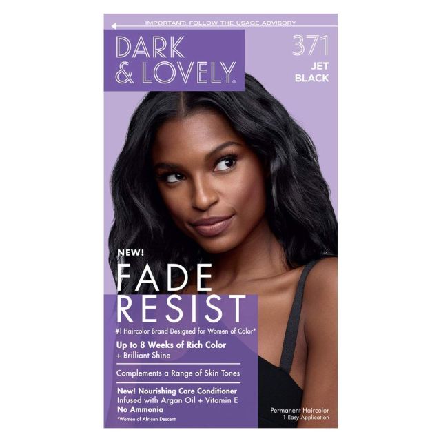Dark & Lovely Hair Color Jet Black Kit