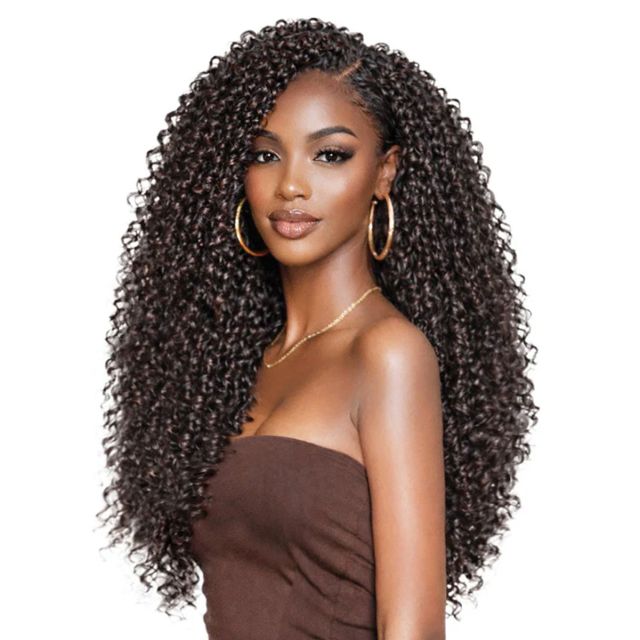 Miss Origin Feather Light  Human Hair Hawaiian Jerry Seamless Crochet 20"
