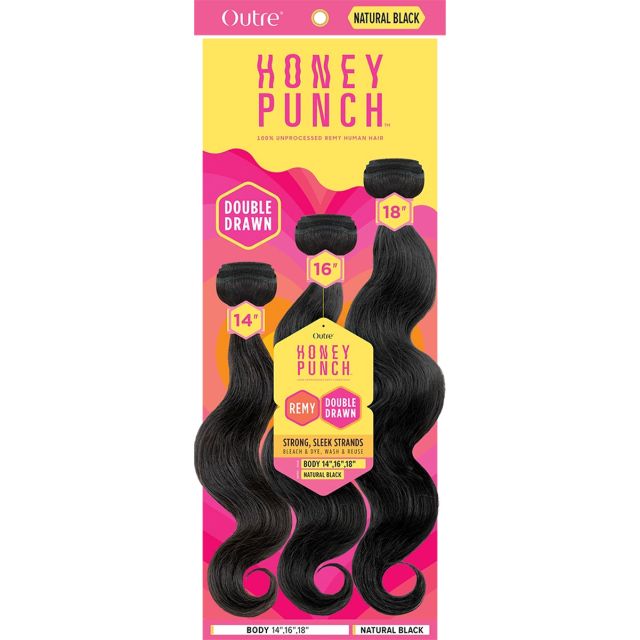 Outre Honey Punch Human Hair Body Multi Bundle