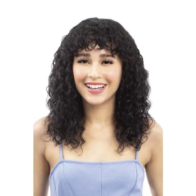 Wet n wavy human hair wigs top
