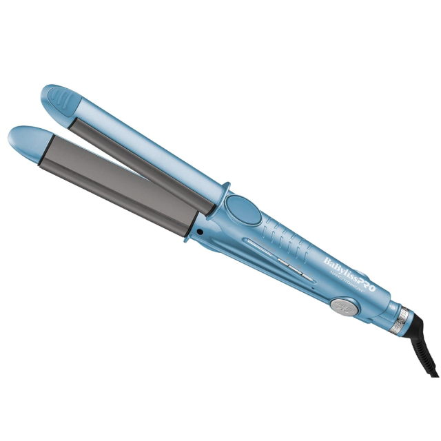 BabylissPro Curved Styling Iron 1" Nano Titanium BNT4061UC