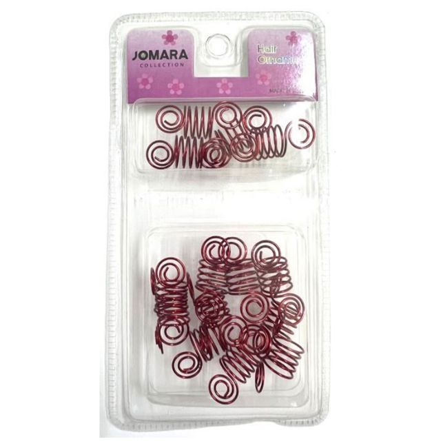 Hair Ornaments Red Coil by JOMARA